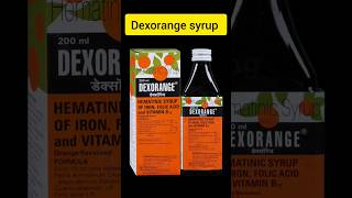 Dexorange syrup use composition and side effects anemia weakness irondeficiencyanaemia [upl. by Royal]