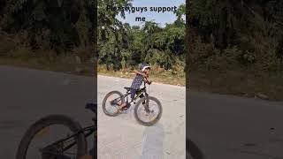 cycle cyclewheeling bicycle stunt shortvideo ytshorts shortfeed like share [upl. by Blackmun731]