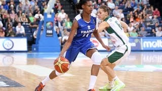 FIBAU19Women  Valeriane Ayayis best highlights [upl. by Kcinimod]