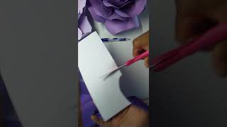 Como hacer moldes para flores de papel forma fácil [upl. by Bierman777]