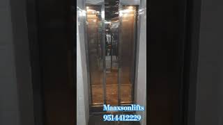 8 passenger ss cabin lifts hydrauliclift maaxson trending viralvideo chennai homeelevator [upl. by Rhines]