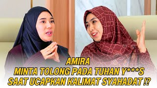 MUALLAF  TAK BISA HIDUP TANPA ALLAH CLARA SHINTA AMIRA talkabout [upl. by Joellen]