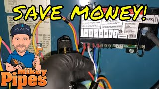 How To Convert Standing Pilot to Spark Electronic Ignition System with Honeywell Retrofit Kit [upl. by Rocher]