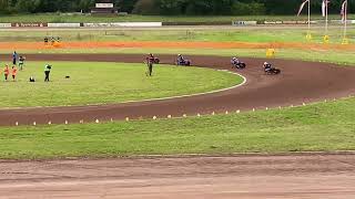 Herxheim Speedway EM U19 Heat 8 Bednar Boughen Kamenik Przyjemski [upl. by Adnowat]