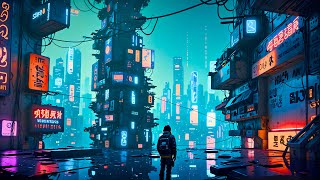 O V Ξ R C L Ø C K   Cyberpunk Background Music [upl. by Nessi]