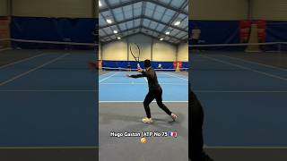 Hugo Gaston feels the ball and the lob Practice with the Tennis Club de BoulognesurMer tennis [upl. by Willy771]