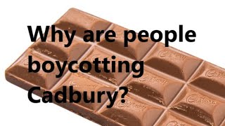 Why is there a campaign to boycott Cadburys chocolate and Lurpak butter [upl. by Cornelia125]