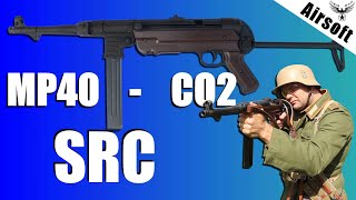 🔫 MP40 SRC  CO2  AIRSOFT WW2 VIDEO REVIEW [upl. by Pavel793]