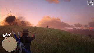 RDR2 Online  More toxic griefers using explosives at Emerald same old red dead [upl. by Asetal]