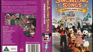 Disney Sing Along Songs Disneyland Fun 60th Anniversary Tribute [upl. by Anissej546]