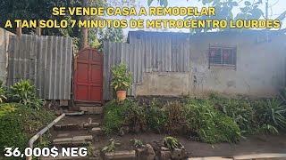 Se VENDE casa a remodelar en Lourdes a tan solo 7 minutos de Metrocentro Lourdes [upl. by Ria12]