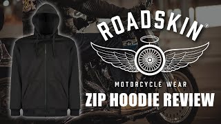 Roadskin Motorcycle Zip Hoodie Review [upl. by Aleahs244]