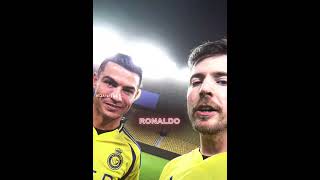 Ronaldo Really Made Mrbeast Change 🤯 [upl. by Clerissa]