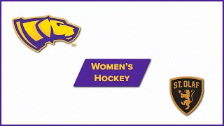 UWSP Womens Hockey vs St Olaf [upl. by Charin834]