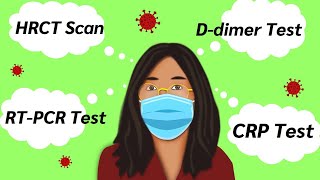 CRP Test  D dimer Test  HRCT Scan  RTPCR Test  CRP value in Covid19  HRCT Test Hindi [upl. by Fong]