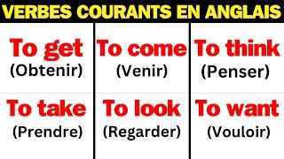 ✅15 verbes très utiles et facile pour apprendre l’anglais rapidement ICommon Verbs Most used english [upl. by Tichonn]