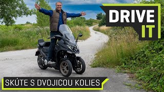 Kymco CV3 trojstopový skúter do každého počasia [upl. by Woodie818]