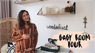 Mega BABYKAMER TOUR in bohémian  wanderlust thema  ZWANGER  Anne de Buck [upl. by Lyons]