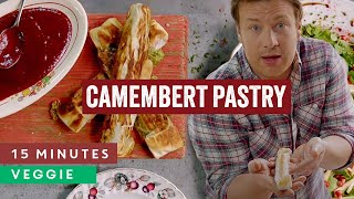 Camembert Recipe With Cranberry Sauce  15 Minute Meals With Jamie Oliver [upl. by Yesnel]