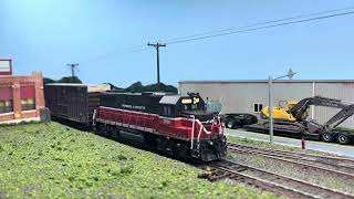 PR2 setting out a boxcar at Key Container [upl. by Musette]