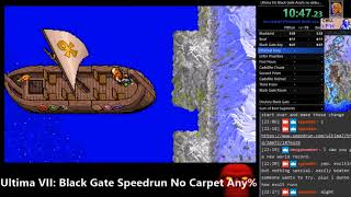 Ultima VII The Black Gate speedrun no magic carpet 41m40s any no debug room [upl. by Suter]