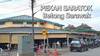 Sarawak Betong Saratok small town🌼Beautiful Sarawak small town in district of Betong⭐️ [upl. by Inahpets]