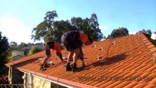 Solar Power Installation On Tiled Roof [upl. by Sukul]