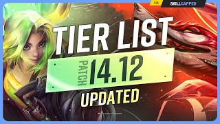 NEW UPDATED TIER LIST for PATCH 1412  League of Legends [upl. by Ettezoj]