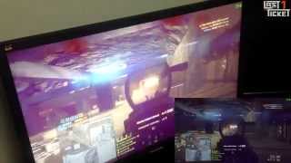 Viewsonic VG2401mh 144hz Test Clip BF4 [upl. by Ativad]