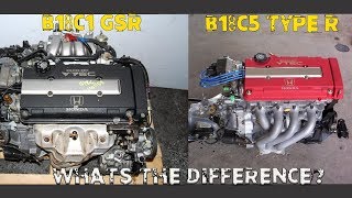 The Difference Between B18C1 GSR VS B18C5 TYPE R [upl. by Hanaj]