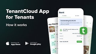 TenantCloud App for Tenants How It Works [upl. by Hailahk]