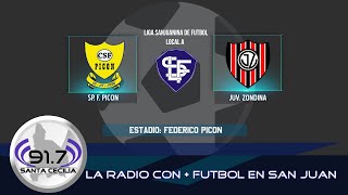 LIGA SANJUANINA DE FUTBOL – FEDERICO PICÓN VS JUVENTUD ZONDINA AUDIO [upl. by Patsy99]