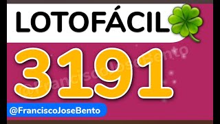 Resultado da Lotofácil de hoje concurso 3191 Concurso 3191 26082024  Infoclica [upl. by Ad284]