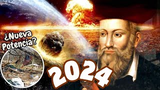 7 Impactantes PREDICCIONES de Nostradamus para el 2024 😳 [upl. by Anaerb]