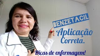 Benzetacil  Técnica de aplicação [upl. by Gorman]