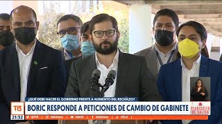 Boric “Ojalá que la aprobación del gobierno no la confundamos con el resultado del Plebiscito” [upl. by Lavena]