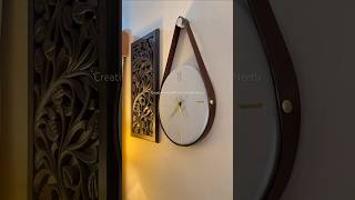 Diy cement clock under Rs 300 🕰️ shorts ytshorts ytpartner cementcraft diycement diycrafts [upl. by Noma]