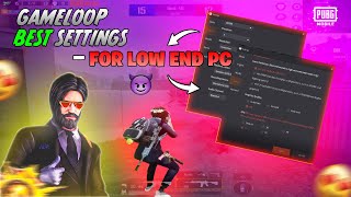 Gameloop Best Settings For Low End PC 2023  Gameloop Emulator Lag Fix And FPS Boost [upl. by Sachsse]