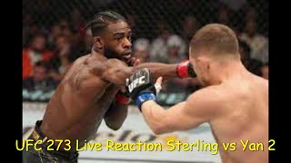 UFC 273 Live Reaction Sterling vs Yan 2 [upl. by Moneta790]