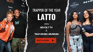 Latto Awarded Trapper of the Year at the Trap Museum  Exclusive Interviews  Revolt TV [upl. by Cinamod]