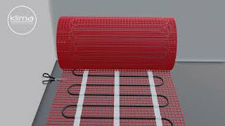 Screwfix  Klima Underfloor Heating Mat Installation video [upl. by Llevram]