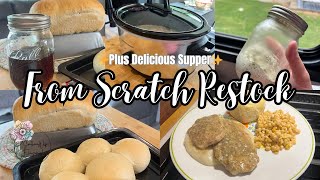 From Scratch Pantry Restock  Some Comfort Food [upl. by Daffy648]