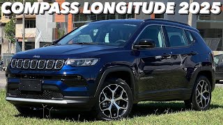 Jeep Compass Longitude 2025  Agora mais completo e seguro 4K [upl. by Aiket]