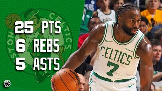 Jaylen Brown 25 pts 6 rebs 5 asts vs Pacers 2425 season [upl. by Absa]