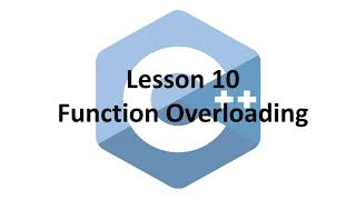 C Lesson 10  Function Overloading COMP2011 [upl. by Mauldon]