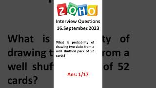 Zoho Interview questions for software developer 2023  exam question paper freshers and experienced [upl. by Assirod889]