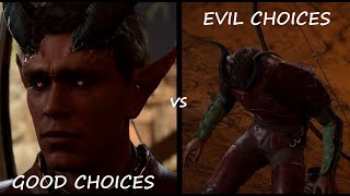 Making evil choices for Zorru VS making kind choices and LaeZaels reactions to both [upl. by Ademla]