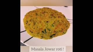 Masala Jowar roti  veg Sorghum flatbread [upl. by Elaen]