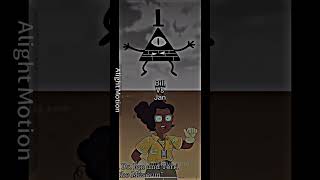 Bill vs Amphibia amphibia billcipher gravityfalls amphibiaedit [upl. by Enomor]