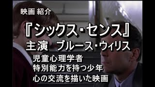 映画 紹介 『シックス・センス』 主演ブルース・ウィリス [upl. by Eseela]